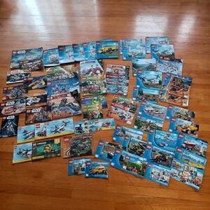 LEGO Instruction Booklets Huge Bundle Star Wars Ninjago Creator City